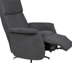 Duo Collection TV-Sessel »Thompson mit stufenloser Einstellung der Rückenlehne, Relaxfunktion« und Taschenfederkern mit Stahlwellenunterfederung, 360 Grad drehbar
