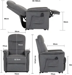 Duo Collection TV-Sessel »TV-Sessel Pylos« 1 Stk. tlg. Relaxfunktion und Taschenfederkern mit Stahlwellenunterfederung
