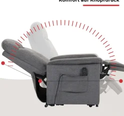 Duo Collection TV-Sessel »TV-Sessel Pylos« 1 Stk. tlg. Relaxfunktion und Taschenfederkern mit Stahlwellenunterfederung