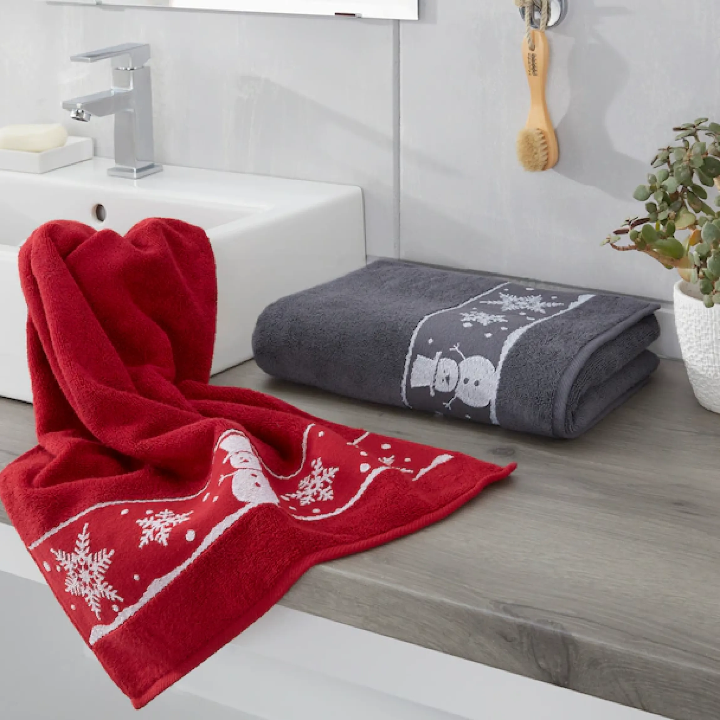 Dyckhoff Handtuch »Schneemann« Made in Germany
