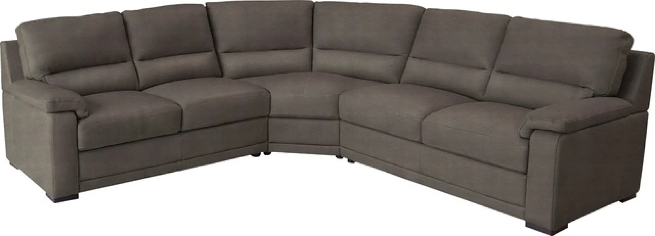 Egoitaliano Ecksofa »Doris, modernes Designerecksofa in hochwertigen Microfaserqualitäten« edle Detailverarbeitung, wahlweise fleckenabweisend oder in Lederoptik