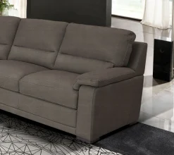 Egoitaliano Ecksofa »Doris, modernes Designerecksofa in hochwertigen Microfaserqualitäten« edle Detailverarbeitung, wahlweise fleckenabweisend oder in Lederoptik