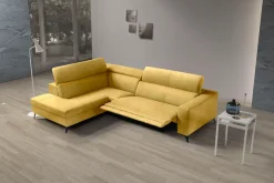 Egoitaliano Ecksofa »Edith, Designsofa mit hohem Sitzkomfort, Breite 269cm, L-Form« inkl. elektrischer Relaxfunktion und manuell verstellbaren Kopfteilen