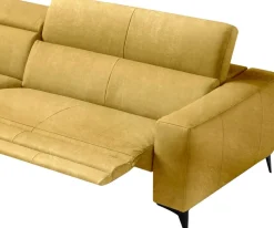 Egoitaliano Ecksofa »Edith, Designsofa mit hohem Sitzkomfort, Breite 269cm, L-Form« inkl. elektrischer Relaxfunktion und manuell verstellbaren Kopfteilen