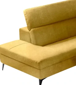 Egoitaliano Ecksofa »Edith, Designsofa mit hohem Sitzkomfort, Breite 269cm, L-Form« inkl. elektrischer Relaxfunktion und manuell verstellbaren Kopfteilen