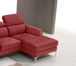 Egoitaliano Ecksofa »Matt, erstklassiger Sitzkomfort, aufwendige Detailverarbeitung, L-Form« mit verstellbaren Kopfteilen zum Relaxen