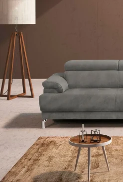 Egoitaliano Ecksofa »Soul, extravagantes Designsofa, Megasofa, super bequem, tolle Details« mit Trapez-Abschlußelement, inkl verstellbarer Kopfteile