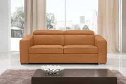 Egoitaliano Schlafsofa »Cabiria, Design und super Sitz- und Liegekomfort« Sofa inkl. Schlaffunktion, Kopfteile verstellbar, mit Metallfüßen