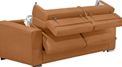 Egoitaliano Schlafsofa »Cabiria, Design und super Sitz- und Liegekomfort« Sofa inkl. Schlaffunktion, Kopfteile verstellbar, mit Metallfüßen