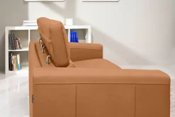 Egoitaliano Schlafsofa »Cabiria, Design und super Sitz- und Liegekomfort« Sofa inkl. Schlaffunktion, Kopfteile verstellbar, mit Metallfüßen