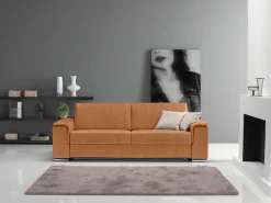 Egoitaliano Schlafsofa »Cecilia, modern & elegant, erstklassiger Sitzkomfort, Dauerschläfer« inkl. Matratze und hochwertigem Metallbettrahmen, toller Schlafkomfort