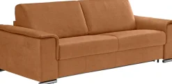 Egoitaliano Schlafsofa »Cecilia, modern & elegant, erstklassiger Sitzkomfort, Dauerschläfer« inkl. Matratze und hochwertigem Metallbettrahmen, toller Schlafkomfort
