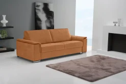 Egoitaliano Schlafsofa »Cecilia, modern & elegant, erstklassiger Sitzkomfort, Dauerschläfer« inkl. Matratze und hochwertigem Metallbettrahmen, toller Schlafkomfort