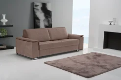 Egoitaliano 2,5-Sitzer »Cecilia, modern & elegant, erstklassiger Sitzkomfort, Breite 234cm« mit verchromten Metallfüßen