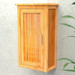Eisl Hängeschrank »Bambus« Badezimmerschrank schmal für die Wand,