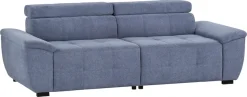 exxpo - sofa fashion Big-Sofa »Exxpo MAVERICK, weicher Bezugstoff, hoher Sitzkomfort, Breite 240cm« inkl. verstellbare Kopfstützen, aufwendige Detailverarbeitung