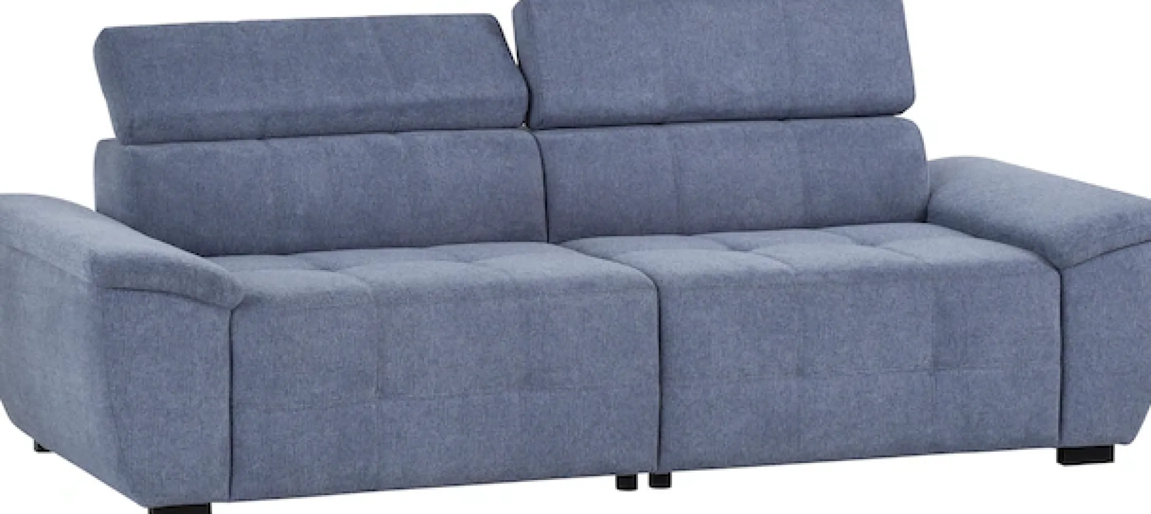 exxpo - sofa fashion Big-Sofa »Exxpo MAVERICK, weicher Bezugstoff, hoher Sitzkomfort, Breite 240cm« inkl. verstellbare Kopfstützen, aufwendige Detailverarbeitung