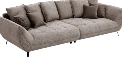 exxpo - sofa fashion Big-Sofa »Triton Mega Sofa ,toller Sitzkomfort, Steppung im Sitz, Breite 311cm« inkl.10-teiliges Kissenset,gemütliches Megasofa,viel Platz zum Relaxen
