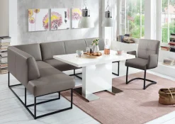 exxpo - sofa fashion Eckbank »Affogato, bequem und elegant, hochwertige Detailverarbeitung« Frei im Raum stellbar