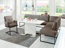 exxpo - sofa fashion Eckbank »Affogato, hoher Sitzkomfort, bequem« Frei im Raum stellbar