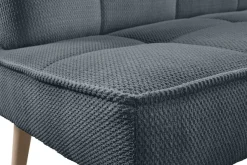 exxpo - sofa fashion Eckbank »Latte« moderne Sitz- und Rückensteppung, bequem und elegant, hoher Holzfuß