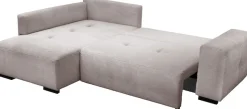 exxpo - sofa fashion Ecksofa »Arpino, elegant & bequem, Ottomane beidseitig montierbar, L-Form« Breite 243cm, komfortable Wellenunterfederung,moderner Cord Bezug