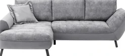 exxpo - sofa fashion Ecksofa »Bellini, Materialmix oder komplett Struktur, Breite 268cm, bequem« bequem und modern, Materialmix, L-Form