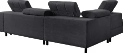 exxpo - sofa fashion Ecksofa »Bocco, hochwertige Verarbeitung, toller Sitzkomfort, bequem, L-Form« wahlweise mit Bettfunktion u. Bettkasten, inkl. Kopfteilverstellung