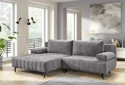 exxpo - sofa fashion Ecksofa »Cambria, B/T: 262/171 cm, hochbeiniges, modernes Design« inkl. Bettfunktion und Bettkasten, 15 cm bodenfrei, L-Form