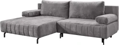 exxpo - sofa fashion Ecksofa »Cambria, B/T: 262/171 cm, hochbeiniges, modernes Design« inkl. Bettfunktion und Bettkasten, 15 cm bodenfrei, L-Form