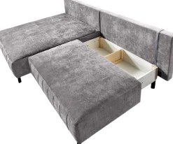 exxpo - sofa fashion Ecksofa »Cambria, B/T: 262/171 cm, hochbeiniges, modernes Design« inkl. Bettfunktion und Bettkasten, 15 cm bodenfrei, L-Form