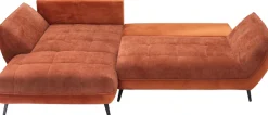exxpo - sofa fashion Ecksofa »Midway Easy-Lift-Bettfunktion, 15cm bodenfrei, bequem, Breite 282cm« inkl. Bettfunktion und praktischem Bettkasten, L-Form