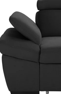 exxpo - sofa fashion Ecksofa »Salerno, klassisch modernes Funktionssofa, hoher Sitzkomfort, L-Form« inkl. Kopf- und Armteilverstellung, wahlweise mit Bettfunktion