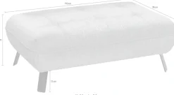 exxpo - sofa fashion Hocker bequem und modern