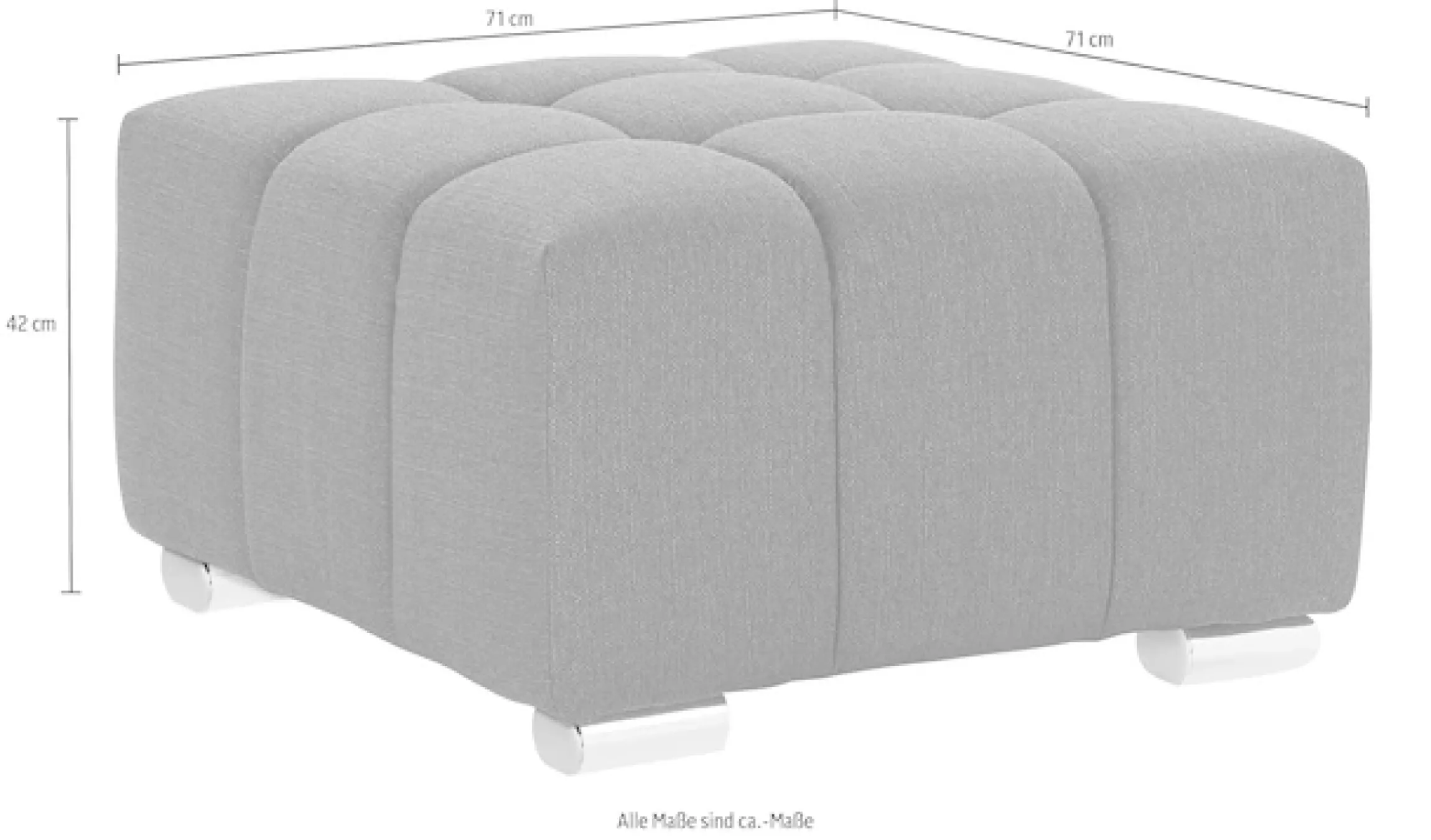 exxpo - sofa fashion Hocker »Elias hochwertig und elegant, mit tollem Sitzkomfort«