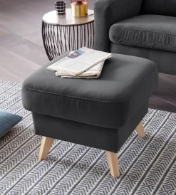 exxpo - sofa fashion Hocker »Nappa mit praktischem Staufach unter der Sitzfläche«