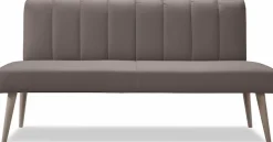 exxpo - sofa fashion Sitzbank »Costa, moderne Rückensteppung, bequem und elegant, hoher Holzfuß« hochwertige Detailverarbeitung, Frei im Raum stellbar