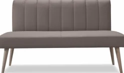 exxpo - sofa fashion Sitzbank »Costa, moderne Rückensteppung, bequem und elegant, hoher Holzfuß« hochwertige Detailverarbeitung, Frei im Raum stellbar