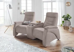 exxpo - sofa fashion 2,5-Sitzer »Ascoli, Kinosofa mit hohem Sitzkomfort, bequeme Armlehnen« inkl. Relaxfunktion, mit Ablage und Staufach, hohe Rückenlehne