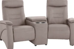 exxpo - sofa fashion 2,5-Sitzer »Ascoli, Kinosofa mit hohem Sitzkomfort, bequeme Armlehnen« inkl. Relaxfunktion, mit Ablage und Staufach, hohe Rückenlehne