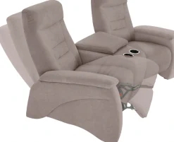 exxpo - sofa fashion 2,5-Sitzer »Ascoli, Kinosofa mit hohem Sitzkomfort, bequeme Armlehnen« inkl. Relaxfunktion, mit Ablage und Staufach, hohe Rückenlehne