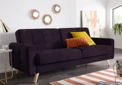 exxpo - sofa fashion 3-Sitzer »Nappa, kompakt, bequem, zeitloses Design, Breite 222cm, L-Form« tolle Detailverarbeitung
