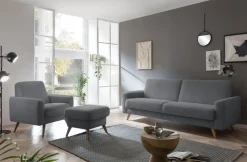 exxpo - sofa fashion 3-Sitzer »Samso, elegant und bequem, aktueller Cord Bezug, Kippcouch« hochwertige Verarbeitung, Schlafsofa inkl. Bettfunktion und Bettkasten