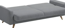 exxpo - sofa fashion 3-Sitzer »Samso, elegant und bequem, aktueller Cord Bezug, Kippcouch« hochwertige Verarbeitung, Schlafsofa inkl. Bettfunktion und Bettkasten