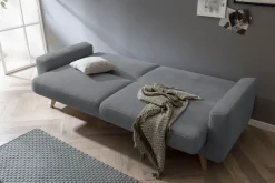 exxpo - sofa fashion 3-Sitzer »Samso, elegant und bequem, aktueller Cord Bezug, Kippcouch« hochwertige Verarbeitung, Schlafsofa inkl. Bettfunktion und Bettkasten