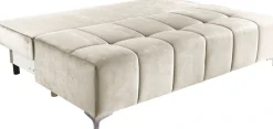 exxpo - sofa fashion 3-Sitzer »Sinus Schlafsofa, Dauerschläfer, Bettkasten, mit Federkernpolsterung« bequem, mit hochwertigem Funktionsbeschlag für mehr Komfort