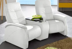 exxpo - sofa fashion 2-Sitzer »Tivoli, Kinosofa, bequem,« mit Relaxfunktion, integrierter Tischablage und Stauraumfach