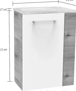 FACKELMANN Waschtisch »SBC« Set,bestehend aus Becken und Unterbau, Breite ca. 45 cm