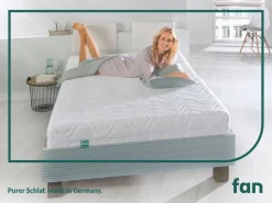 fan Kaltschaummatratze »fan 7-Zonen-Kaltschaummatratze mit Noppenschaumauflage« 23 cm hoch 1-tlg., 1 Stk. tlg. Matratze 90x200, 140x200 & weitere Größen, mit Schulterentlastungzone