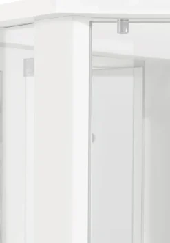 fif möbel Eckvitrine »TRIO Höhe ca. 172 cm, ink. Beleuchtung« Eckvitrine/Glasvitrine 1x Glastür, perfekt für Sammler, Sammlervitrine